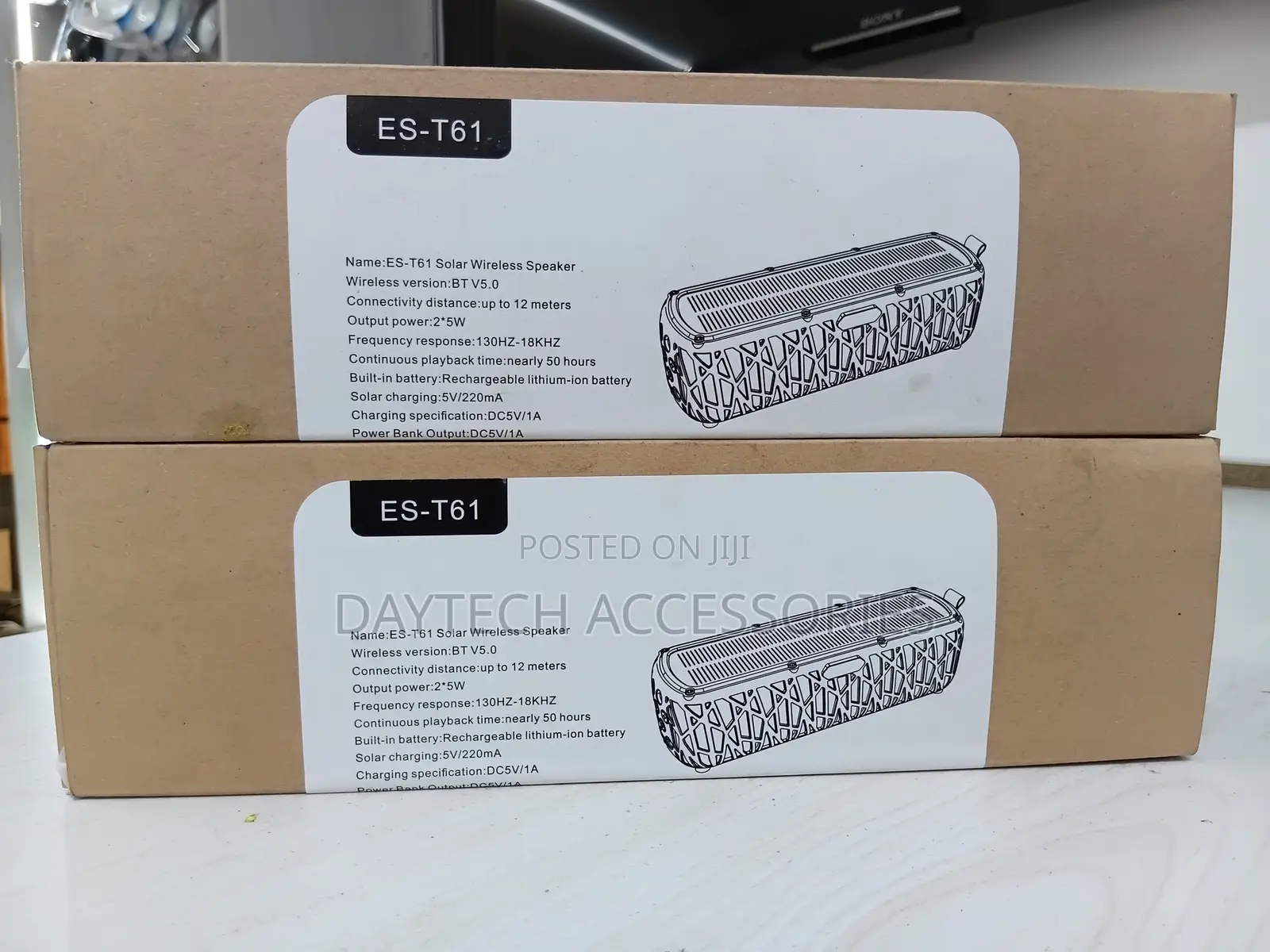 Es-T61 Solar Wireless Speaker