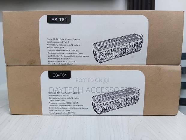 Es-T61 Solar Wireless Speaker - thumbnail 2