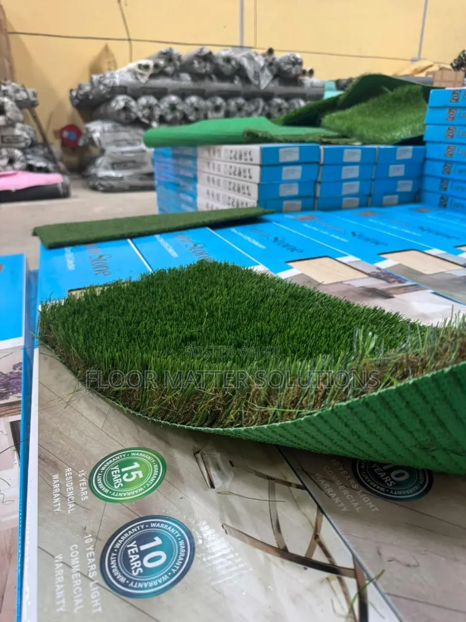 50mm Luxury Grass Coffee Brown