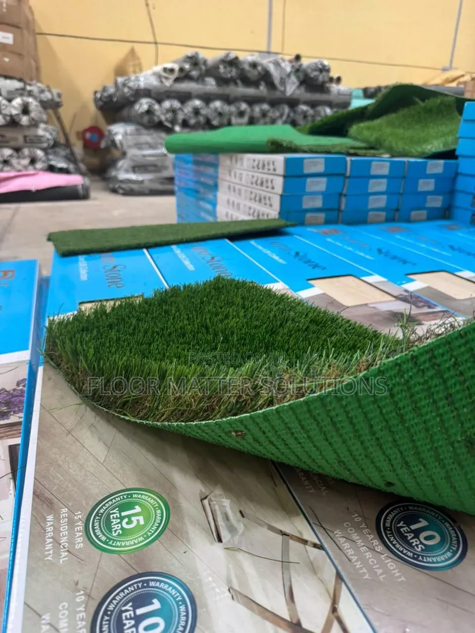 50mm Luxury Grass Coffee Brown