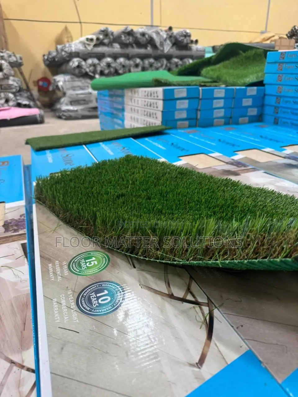 50mm Luxury Grass Coffee Brown