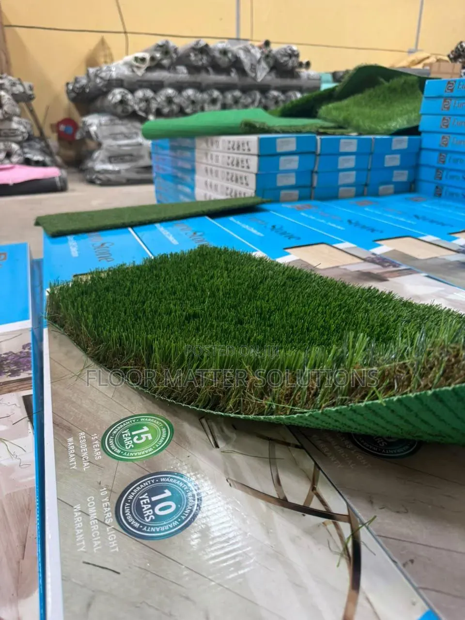 50mm Luxury Grass Coffee Brown