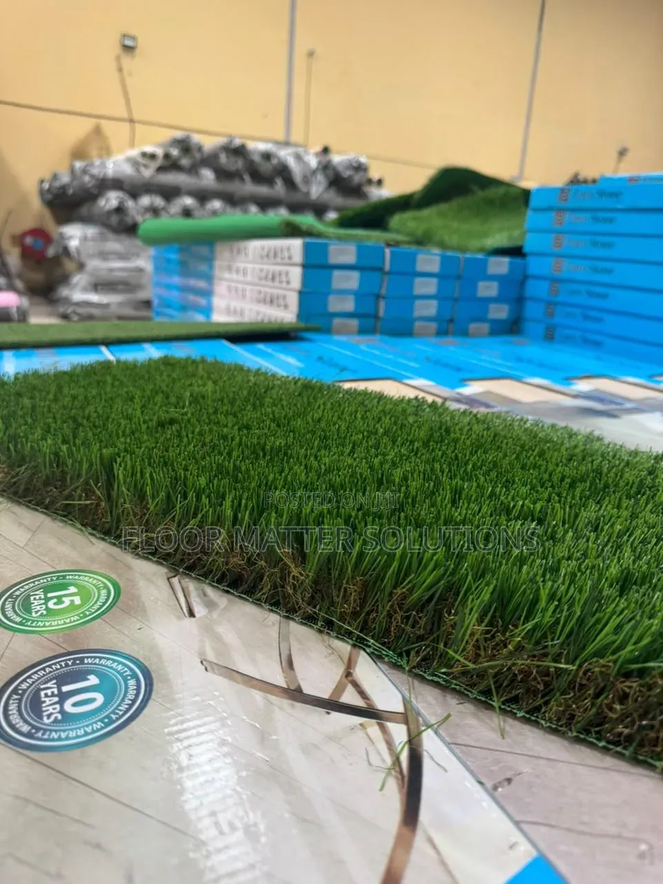 50mm Luxury Grass Coffee Brown