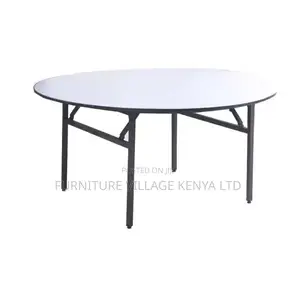 Meeting Table; Round Banquet Foldable Outdoor Meeting Table