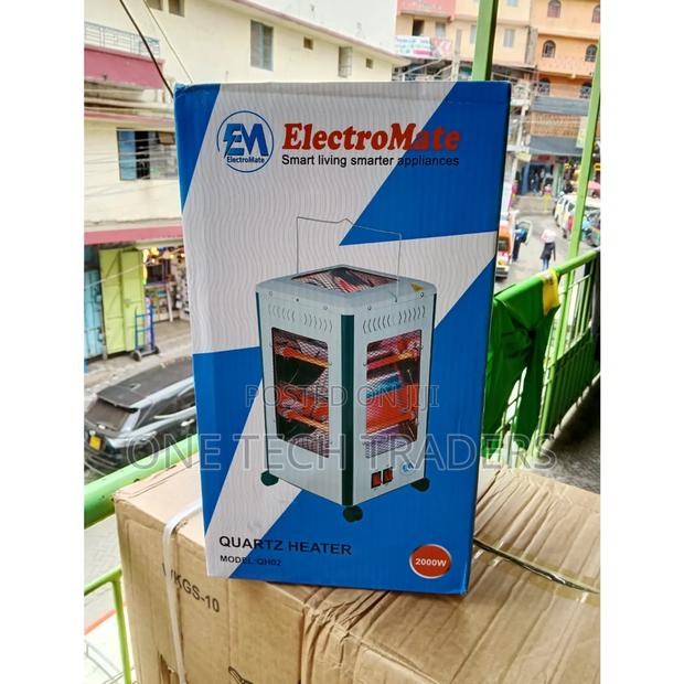 Electromate Square Quartz Room Heater - main view