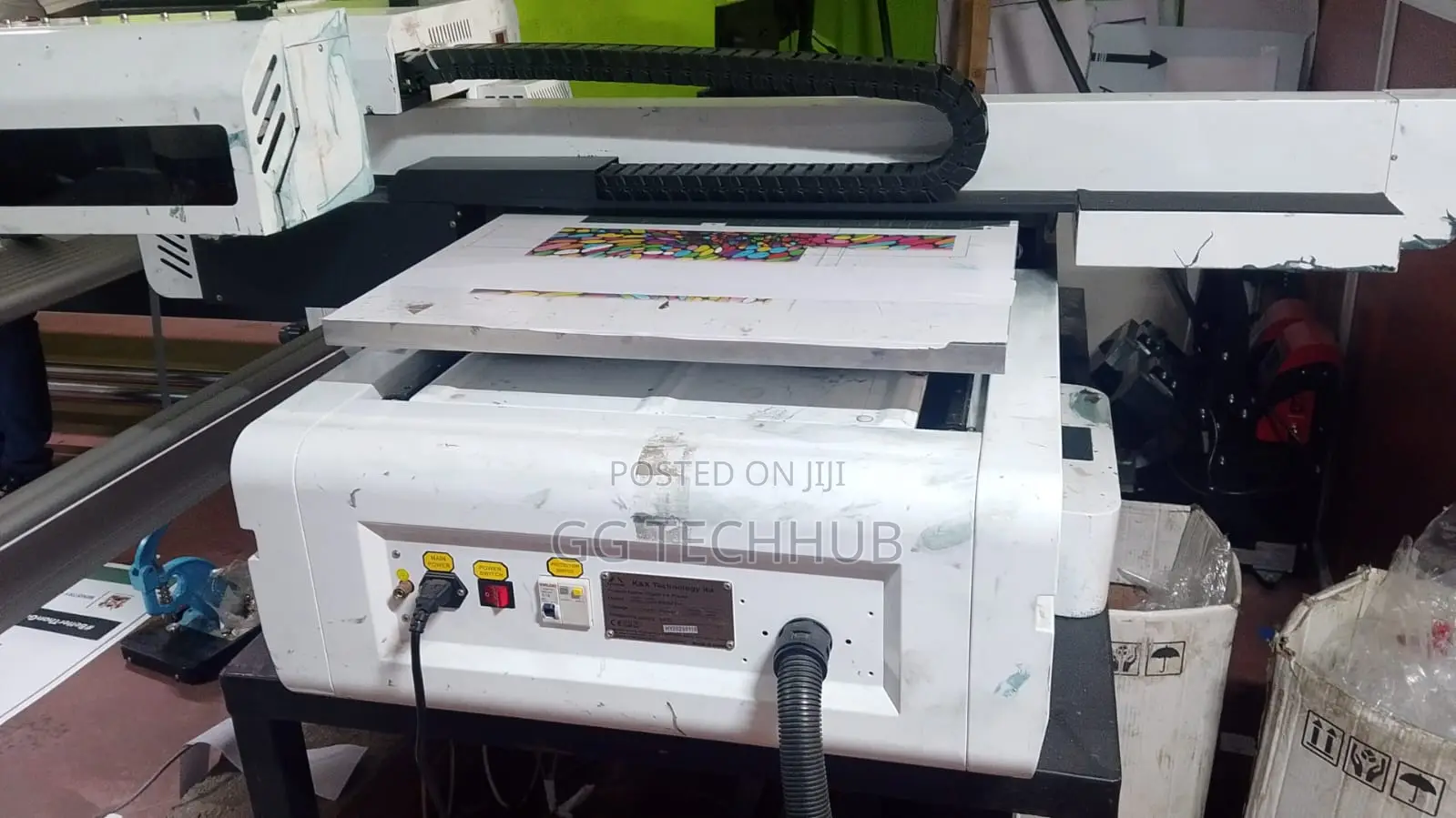 6090 UV Flatbed Printer -3 XP600 Heads