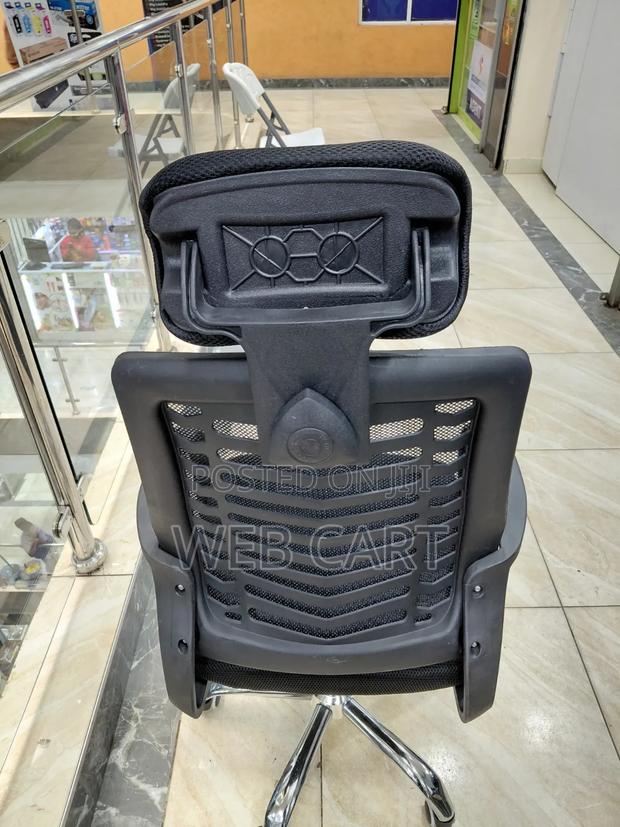 Modern Swivel Office Chair With Headrest - thumbnail 2