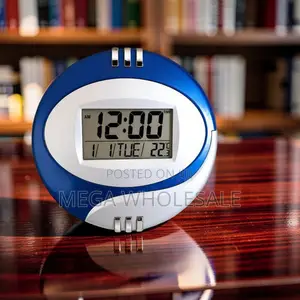Compact Design Modern Design Table Wall Mount Digital Clock.