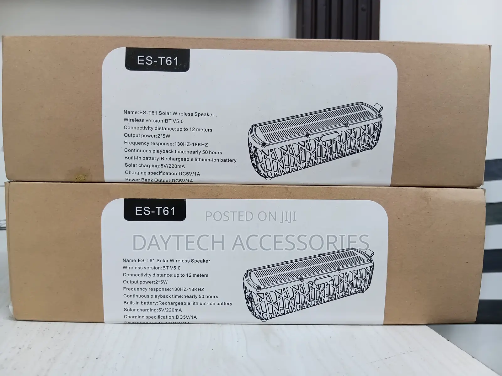 ES-T61 Solar Wireless Speaker Portable Outdoor Bluetooth Audio Device