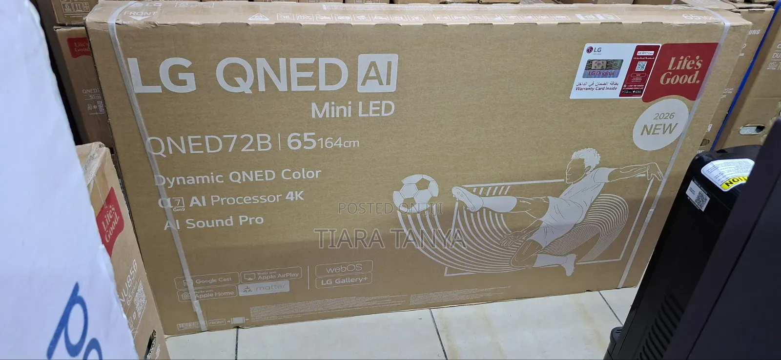 LG 65inch Qned72 Mini Led Ai Smart Television – 65qned72b6