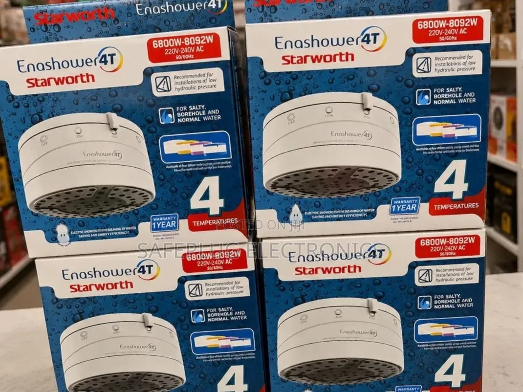 Starworth Enashower 4T Instant Hot Shower – 4 Temperatures