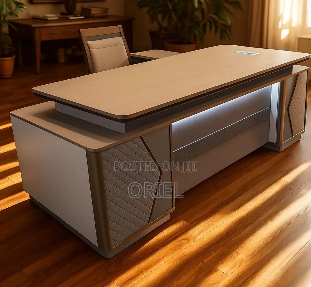 2.4m Modern L-Shaped Executive Desk : Executive Table