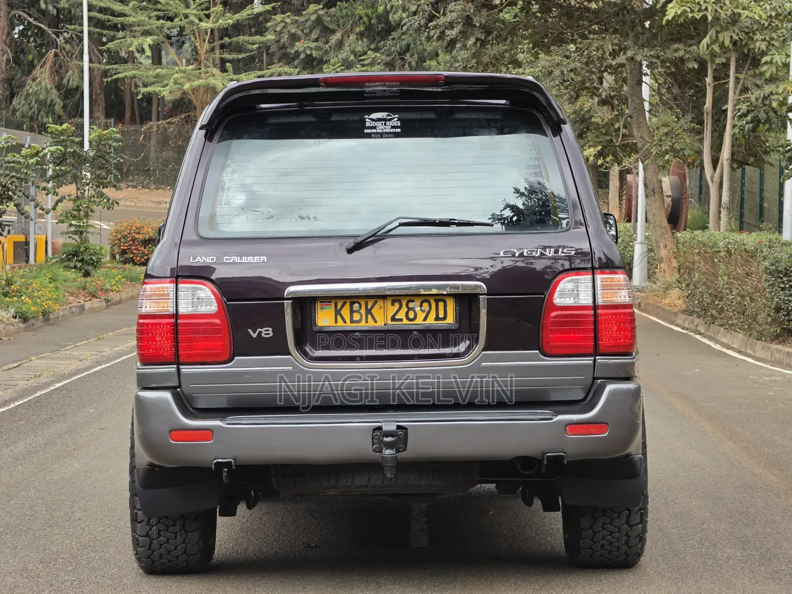 Toyota Land Cruiser Cygnus 4.7 2005 Burgundy