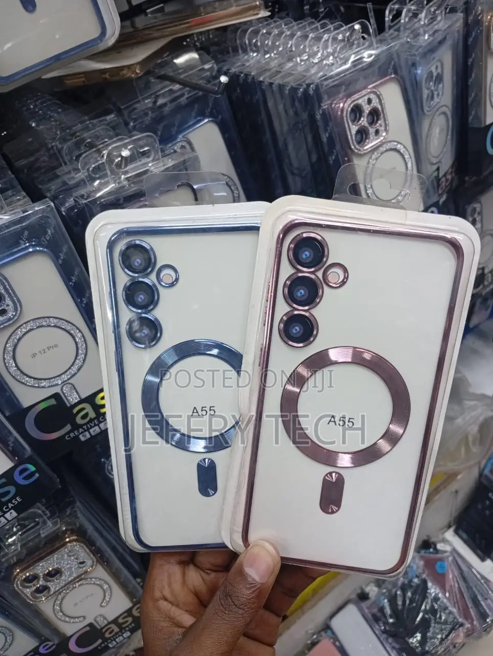 Magnetic Ring Specifically Designed for the Samsung Galaxy A55 5G.