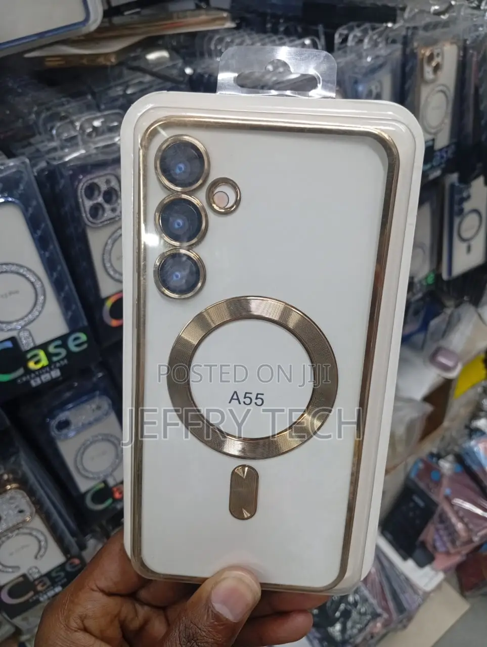 Magnetic Ring Specifically Designed for the Samsung Galaxy A55 5G.