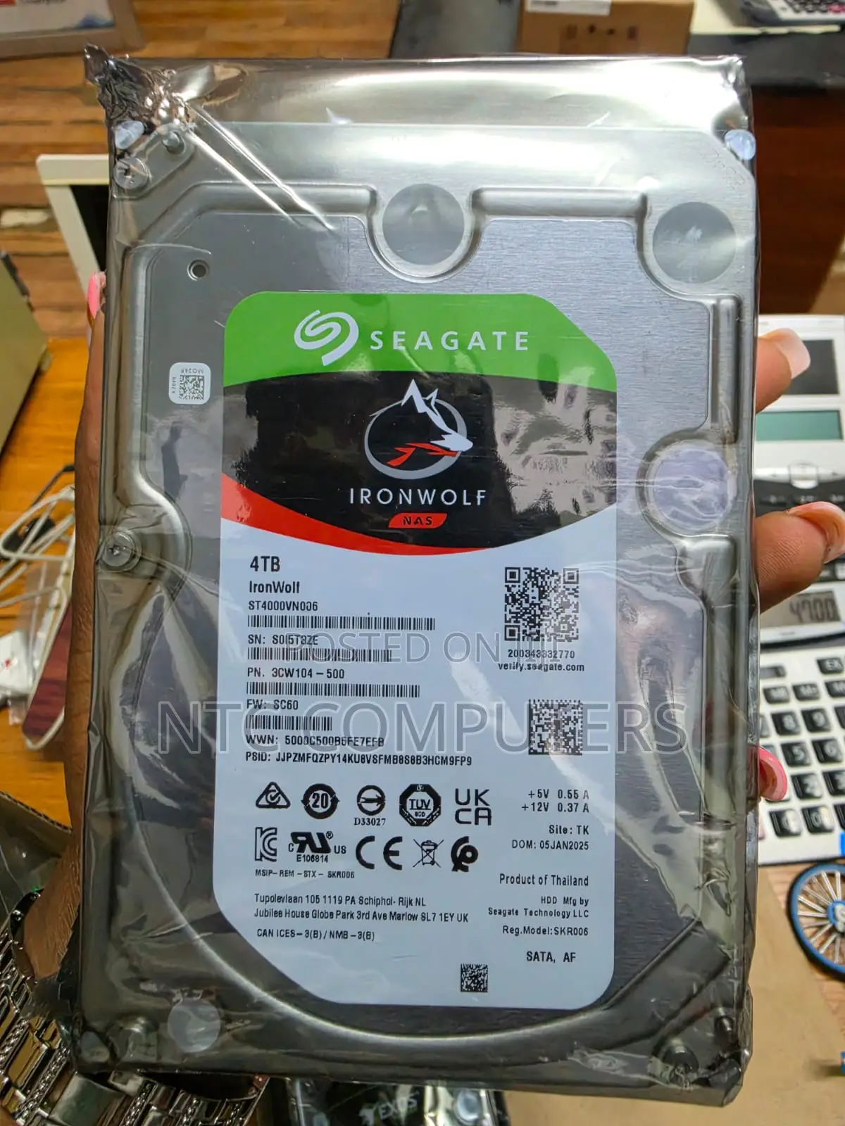 Seagate IronWolf NAS Hard Drive 4TB