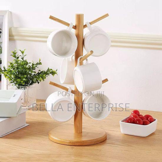 Bamboo Tree Cup Rack Holder - thumbnail 2