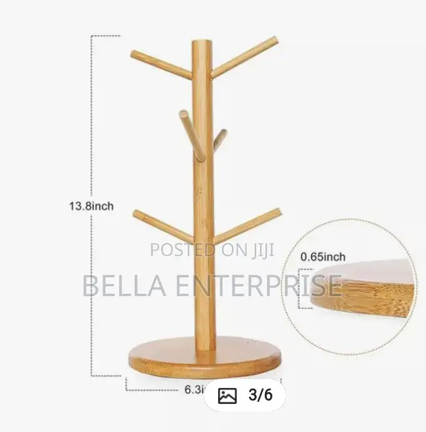 Bamboo Tree Cup Rack Holder