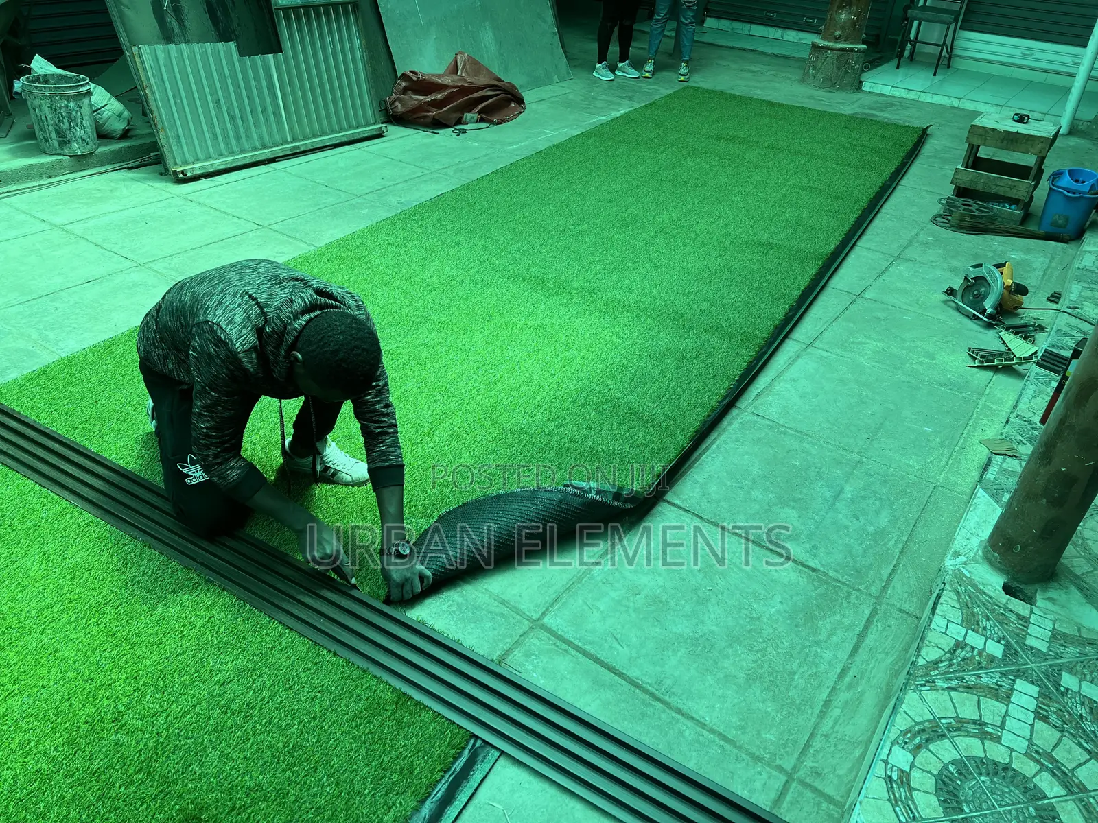 15mm Artificial Grass Carpet Full Roll 2mx25m