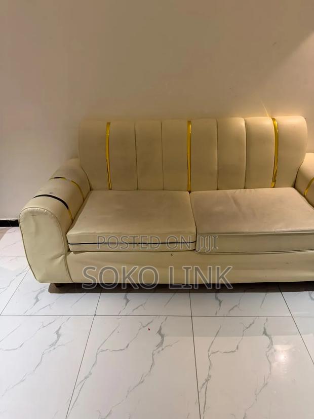 Leather Seven Seater Sofa - thumbnail 2