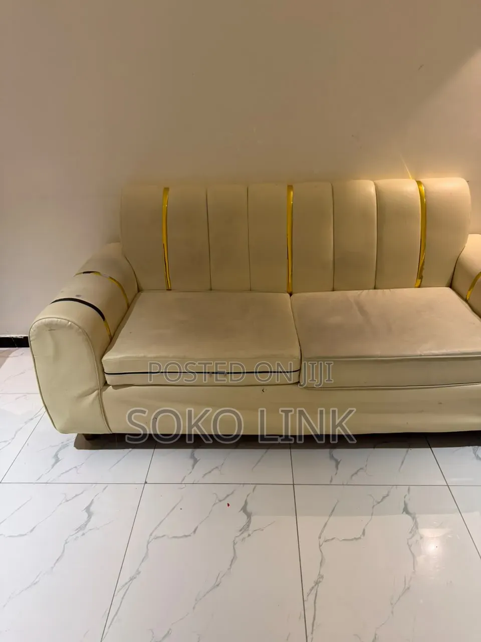 Leather Seven Seater Sofa