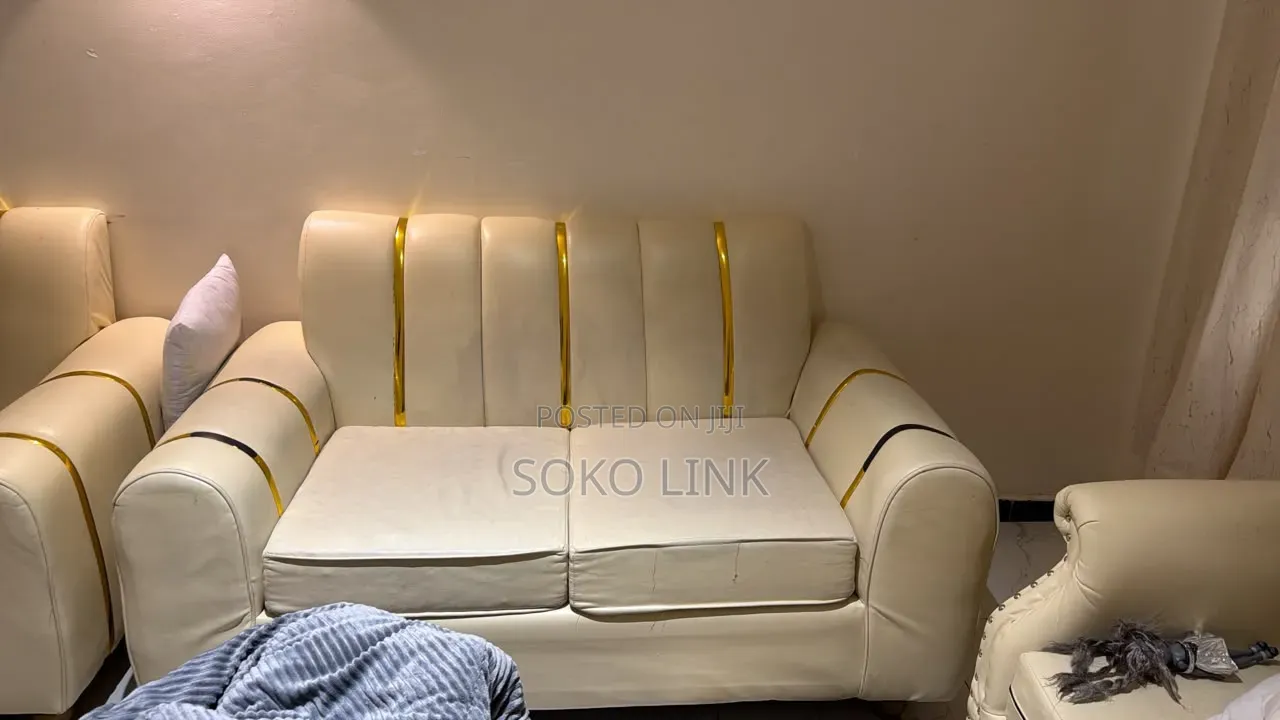 Leather Seven Seater Sofa