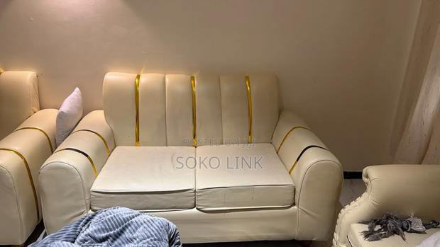 Leather Seven Seater Sofa - thumbnail 3