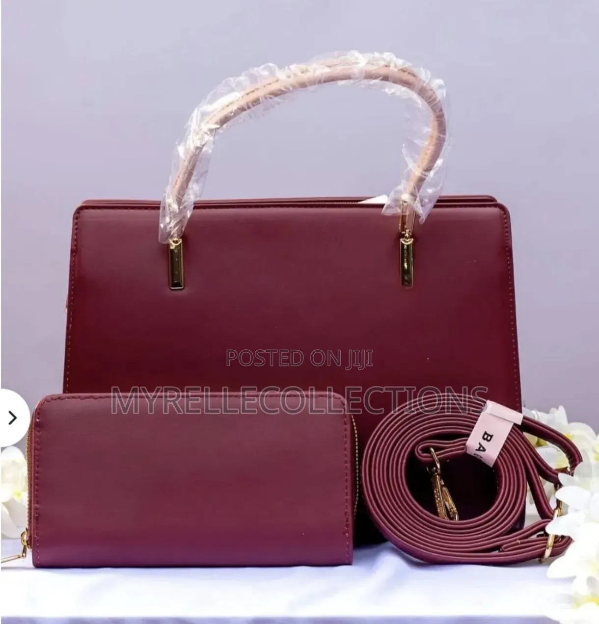 BAGCO Ladies Handbags With a Matching Wallet and Detachable Strap