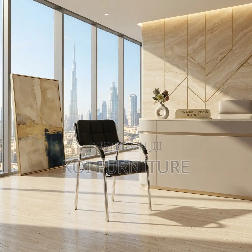 Office Chairs; Leather Reception Clinets and Guest Catalina Chairs