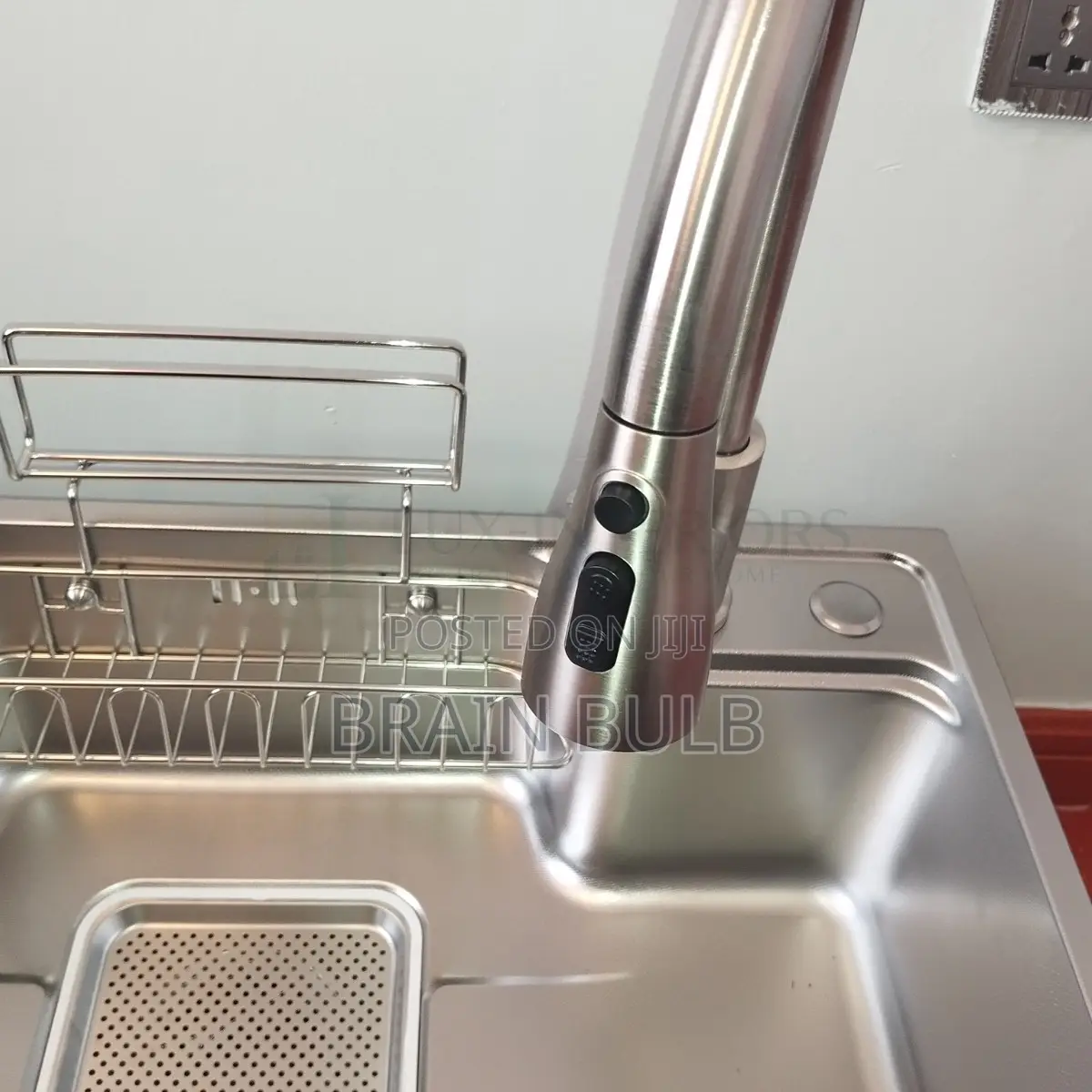 Stainless Steel Single Bowl Smart Kitchen Sink - Full Set