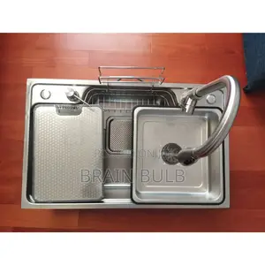 Stainless Steel Single Bowl Smart Kitchen Sink - Full Set