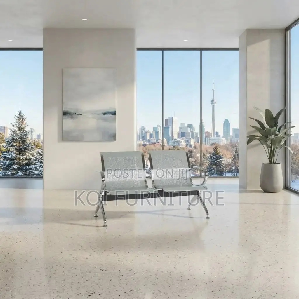 Office Benches; Two Seaters Rust Resistant Metallic Benches