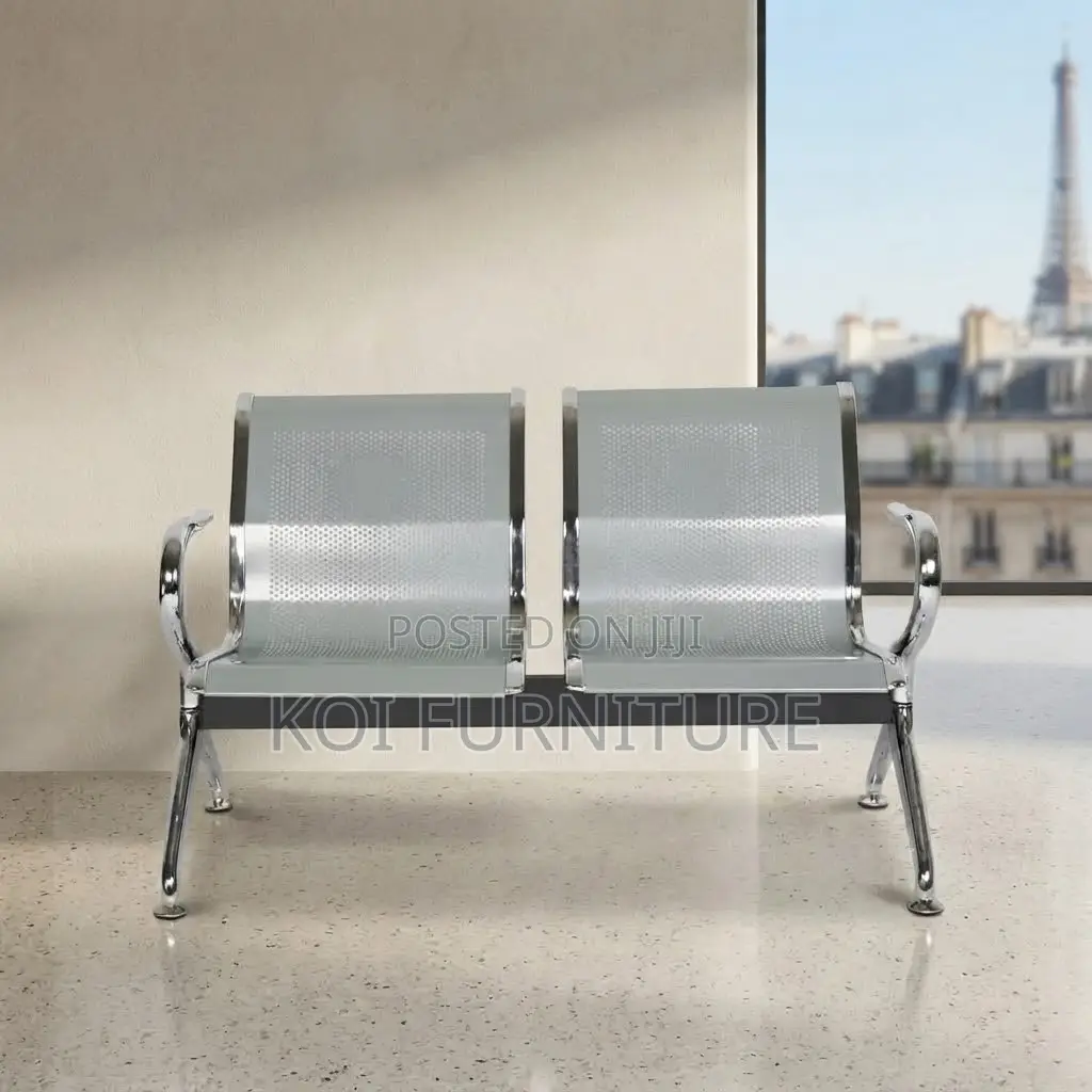 Office Benches; Two Seaters Rust Resistant Metallic Benches