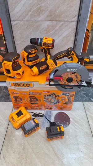 Ingco 20V Cordless 4-in-1 Combo Kit