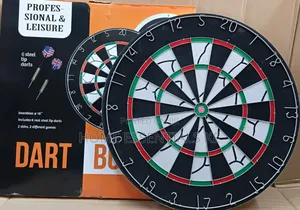18 Inches Double Sided Flocked Iron Numbers Dart Board