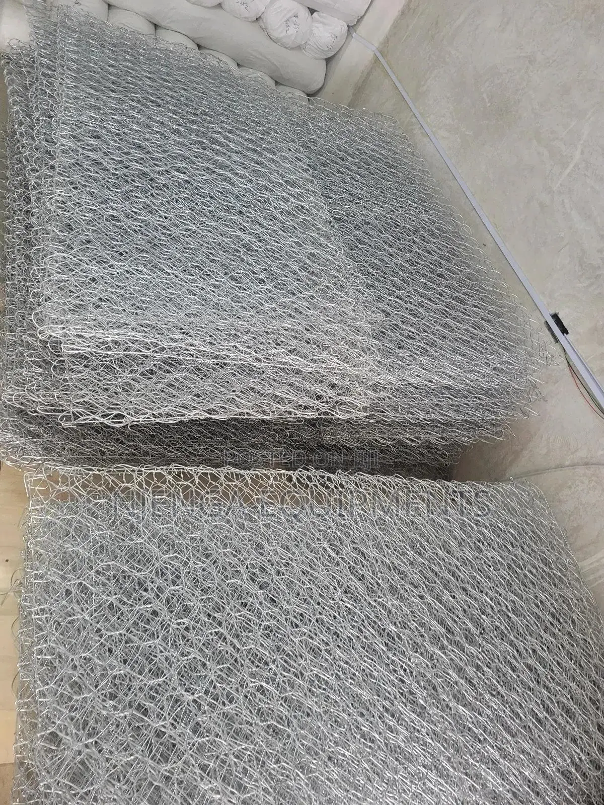 Galvanized Gabion Rock-Containment Baskets