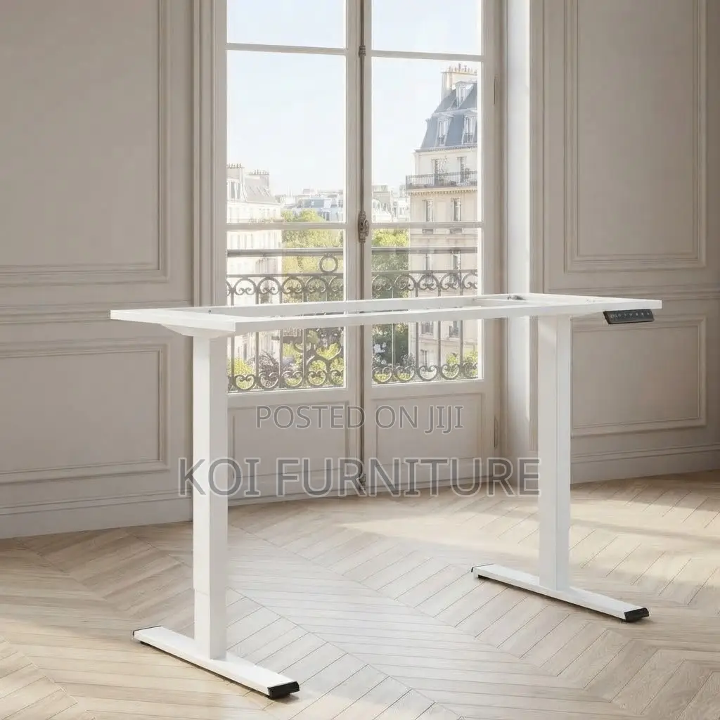 Office Desk; 1.2 Meters Electric Ample Adjustable Computer Desk