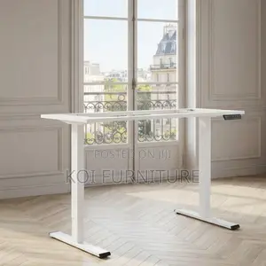 Office Desk; 1.2 Meters Electric Ample Adjustable Computer Desk
