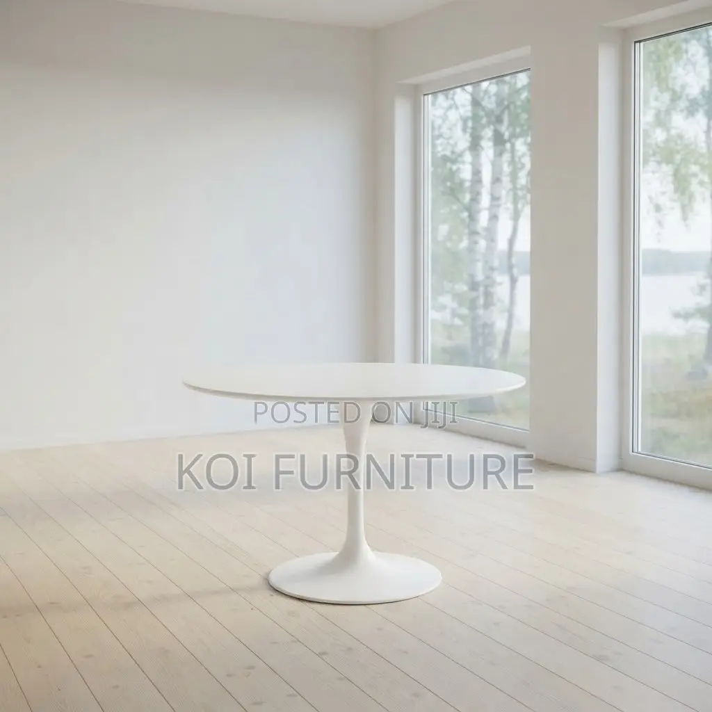 Coffee Table; Round Marble Home Office Commercial Coffee Table