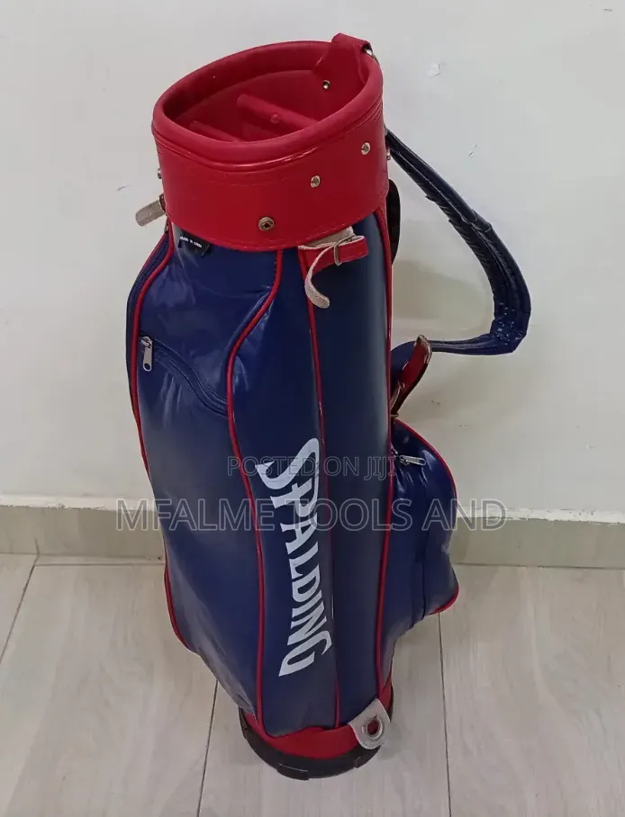 Ex-Uk Spalding Synthetic Leather Golf Bag
