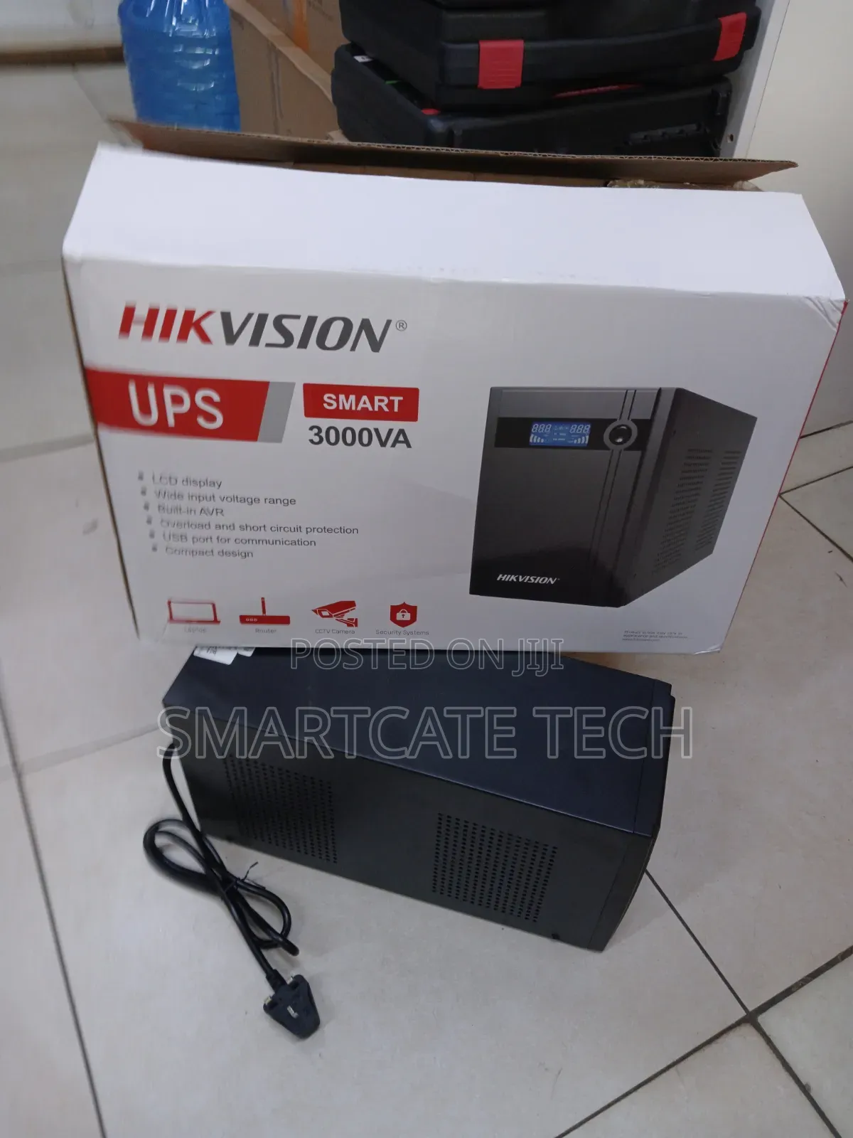 Hikvision 3KVA 3000VA Smart UPS – Powerful Backup Power