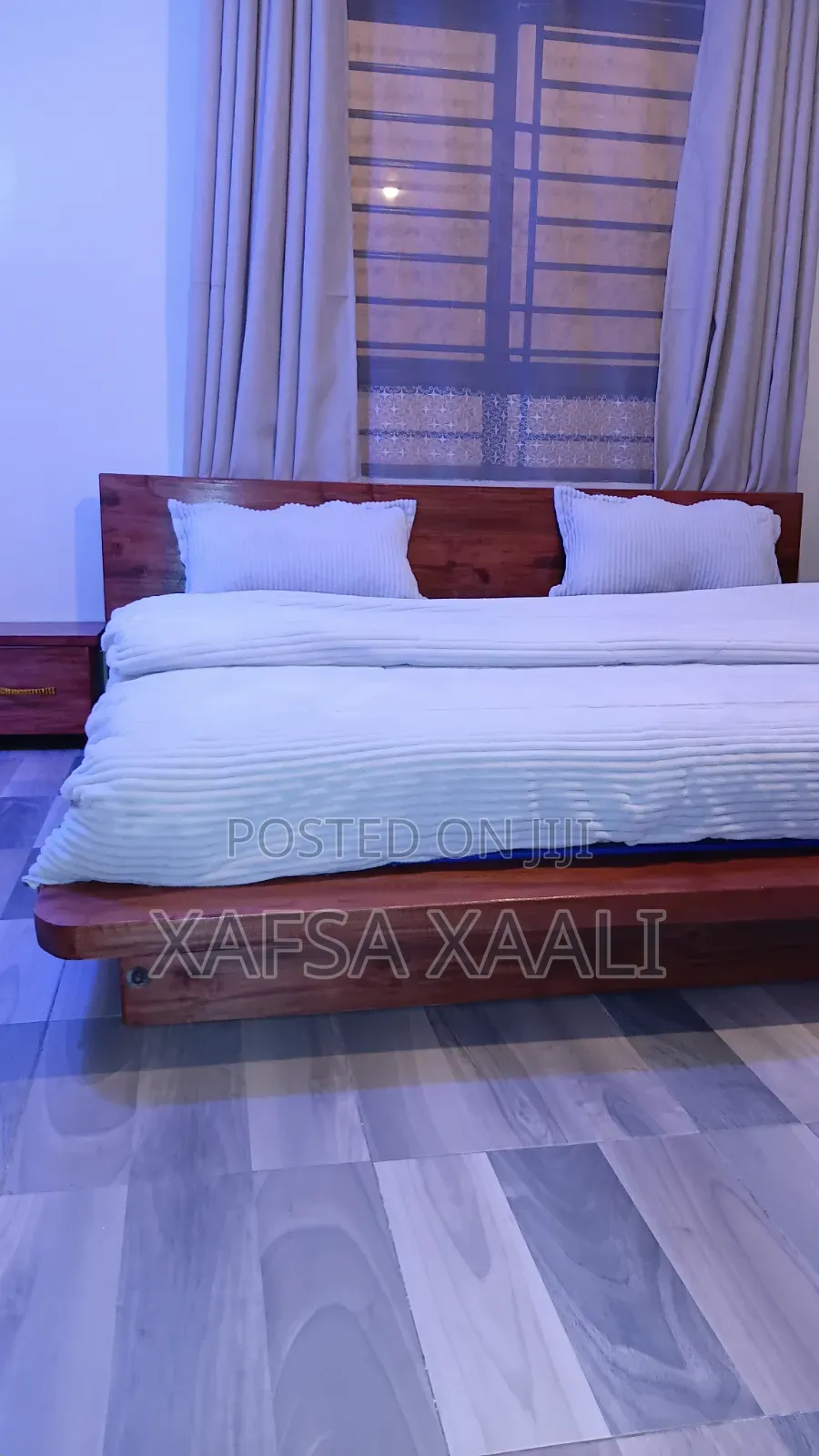 *6×6 Japanese _Styl Mahogany Bed for Sell