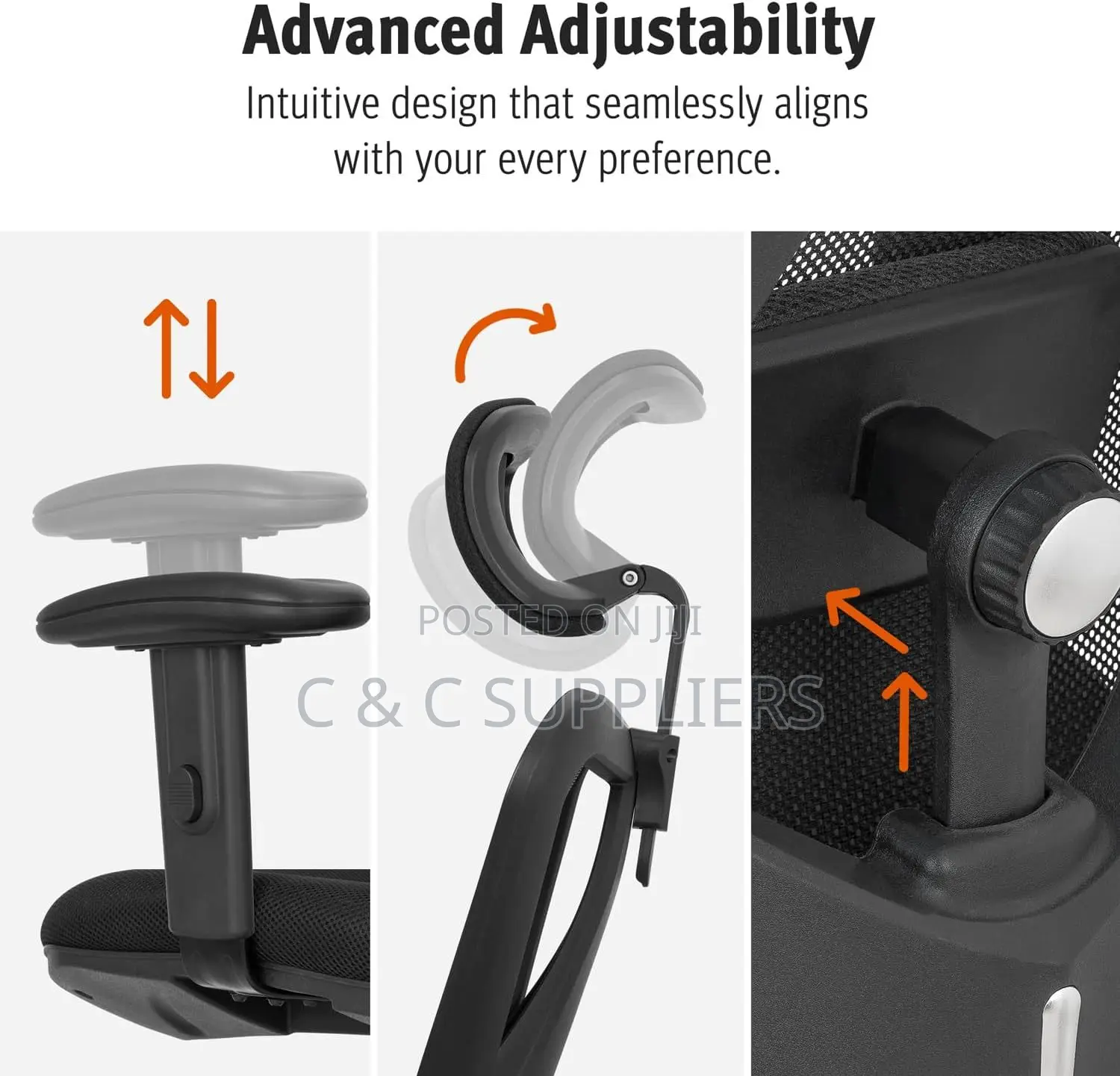 Adjustable Desk Chair With Lumbar Support