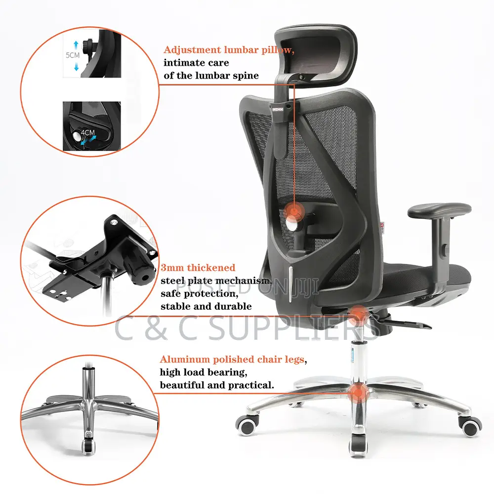 Adjustable Desk Chair With Lumbar Support