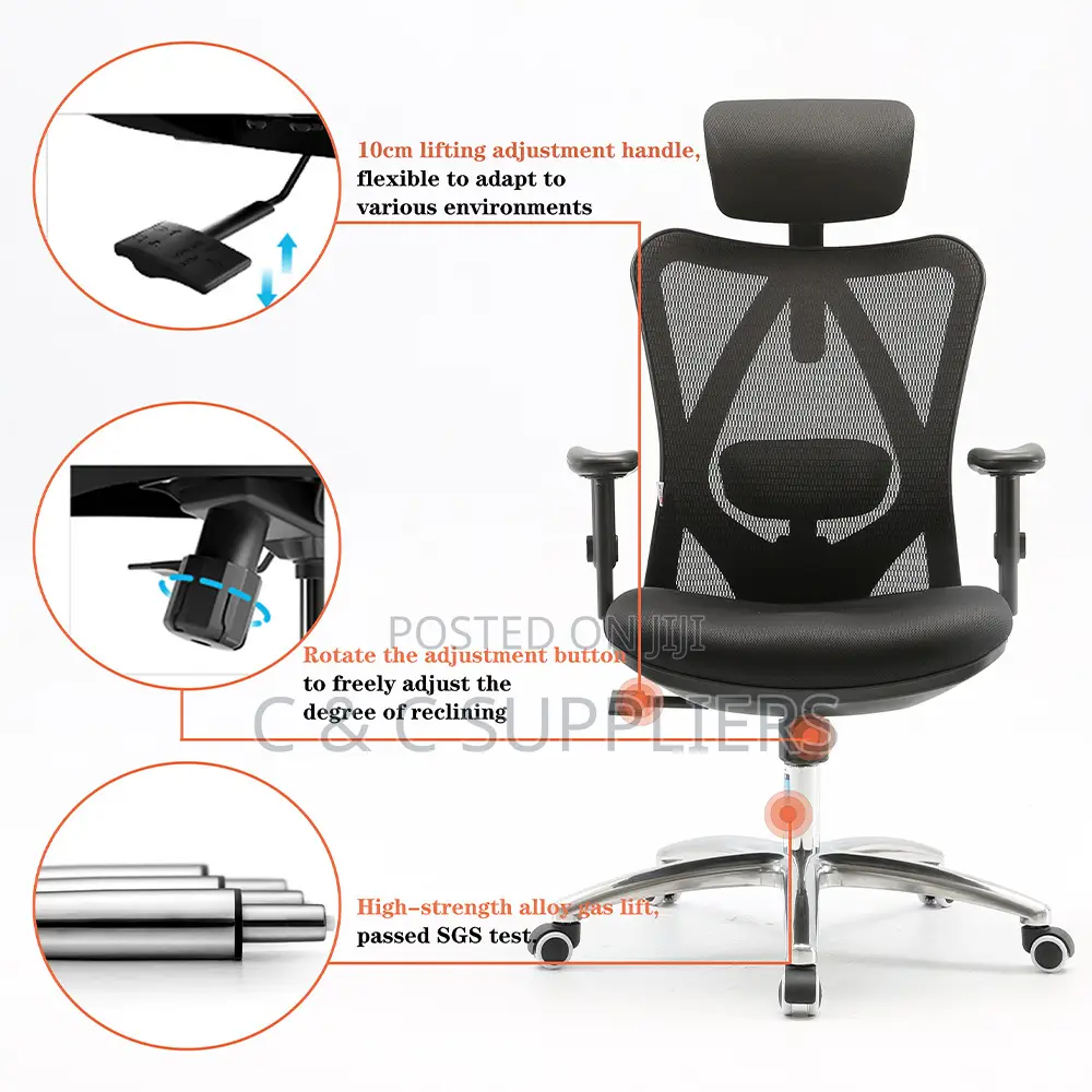 Adjustable Desk Chair With Lumbar Support