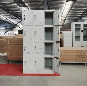 Locker;12-Compartment Storage Metallic Office Locker