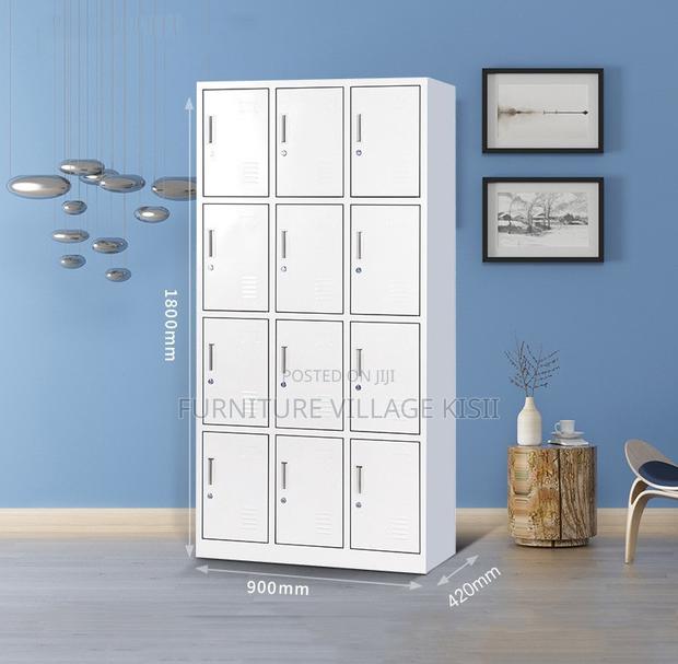 Locker;12-Compartment Storage Metallic Office Locker - thumbnail 5