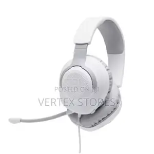 JBL Quantum 100 Wired Gaming Headset – White