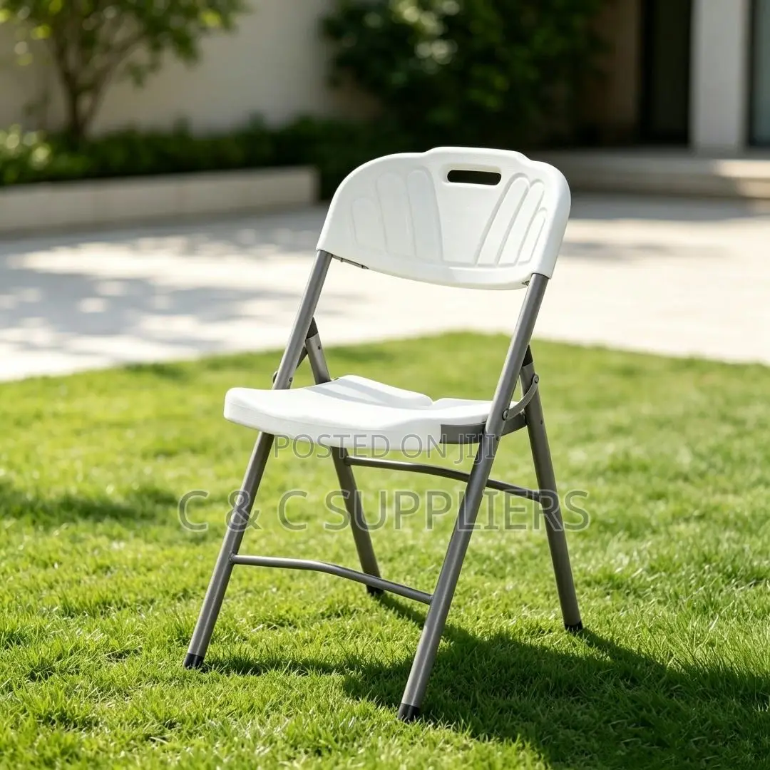 White Folding Task Chair
