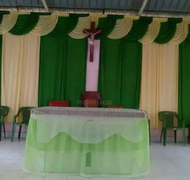 Elegant Curtains for Church Conferences Events
